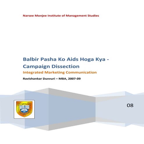 Balbir Pasha Ko Aids Hoga Kya - Campaign DIssection