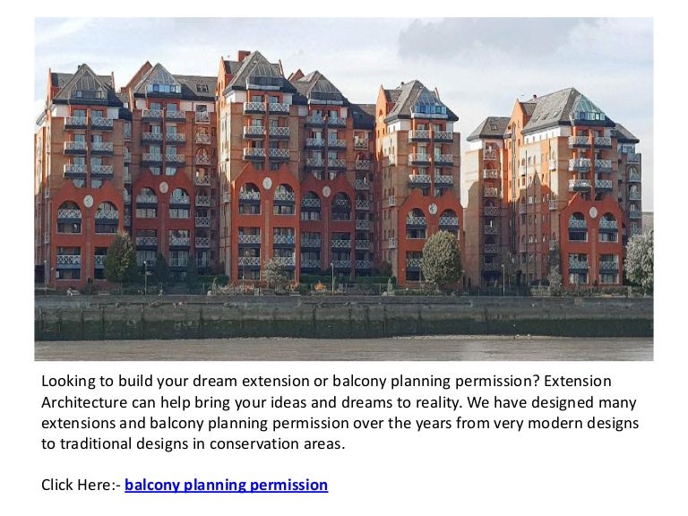 Balcony planning permission