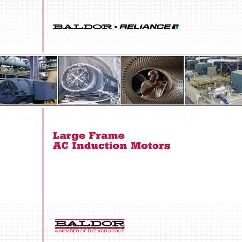 Baldor Large Frame AC Induction Motors