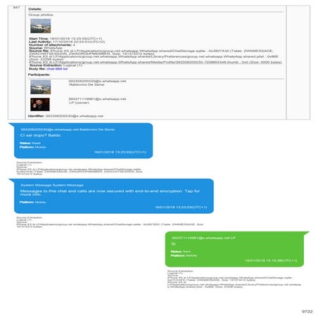 Le chat tra Luca Palamara e Baldovino De Sensi