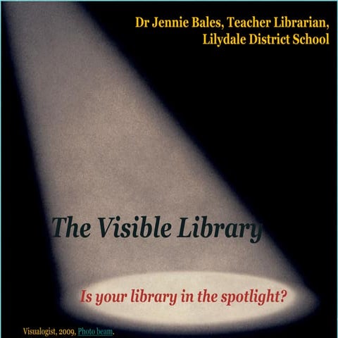 The Visible School Library - Bales