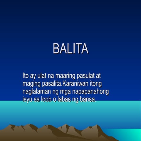 Balita