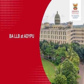 BA  LLB          at Ajeenkya D   Y Patil