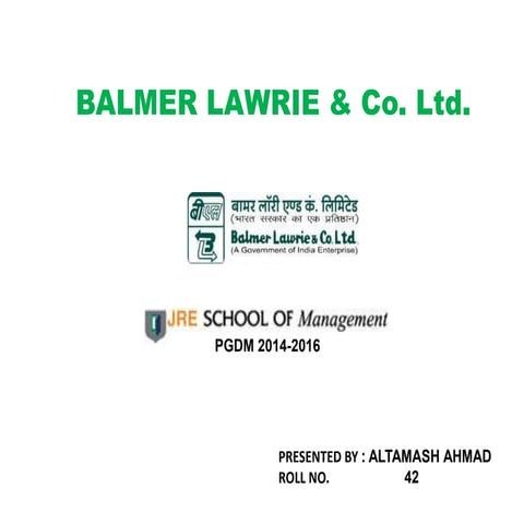 Balmer lawrie & co.