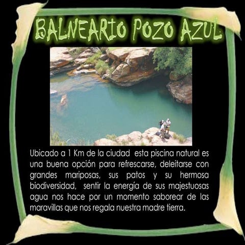 Balnedario pozo azul