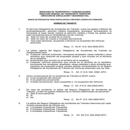 Balotario simulacro examen mtc peru www.blucero.c.la