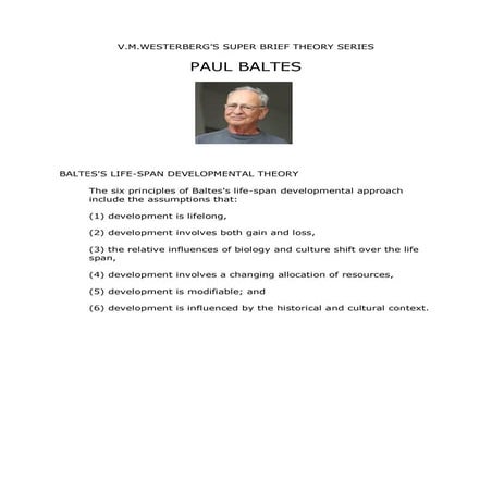 Baltes theory