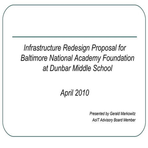 Baltimore NAF Vision