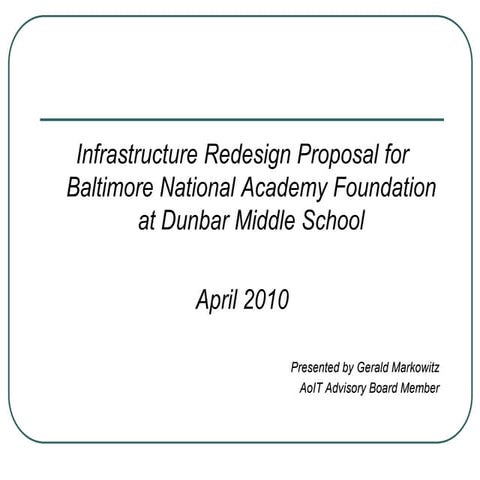 Baltimore NAF Vision