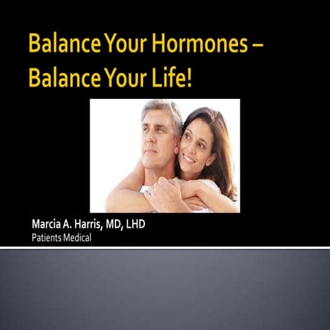 Balance Your Hormones - Balance Your Life! with Bio-Identical Hormone Pellet ...