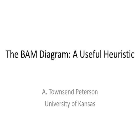 A Primer on Distributional Ecology