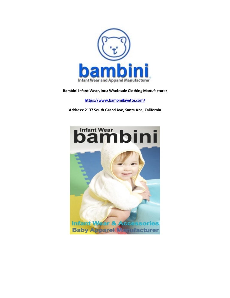 infant wear bambini