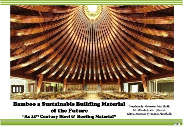 Design of Long Span Bamboo Roof | PDF