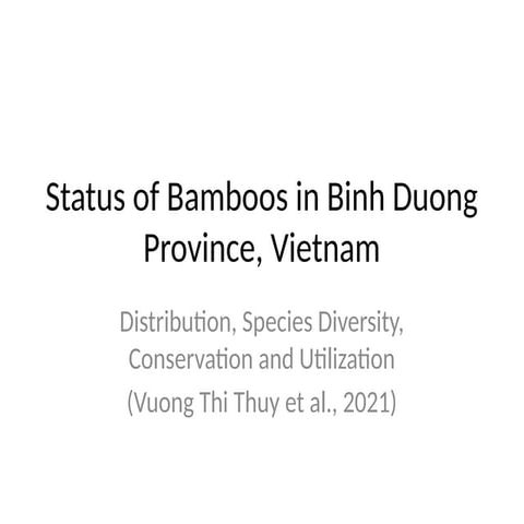 Phan tich danh gia ve cay tre o binh duong | PPTX