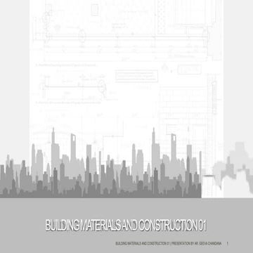 Bamboo - Building Materials and Construction