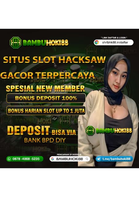 agen slot hacksaw terpercaya