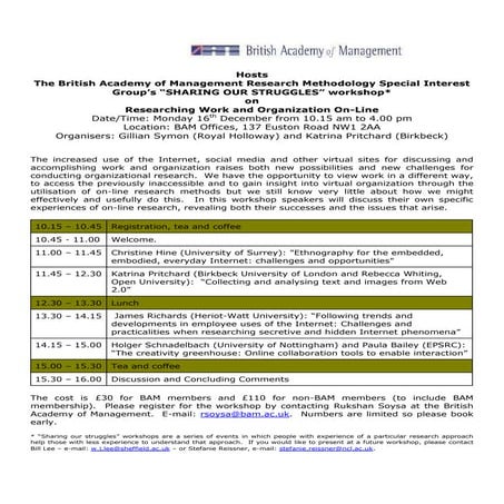 Bam event research on line