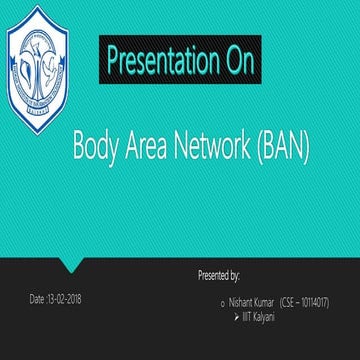 Body Area Network Presentation