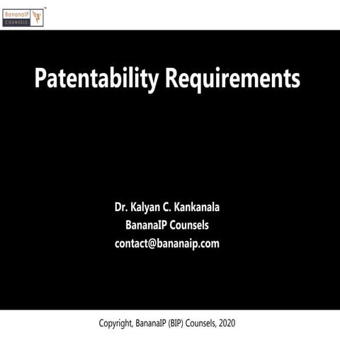 Patentability Requirements