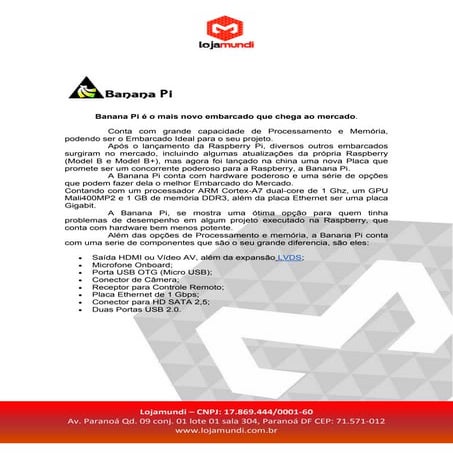 Banana Pi é o mais novo embarcado que chega ao mercado.