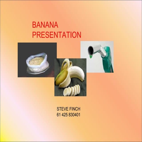 Banana presentation