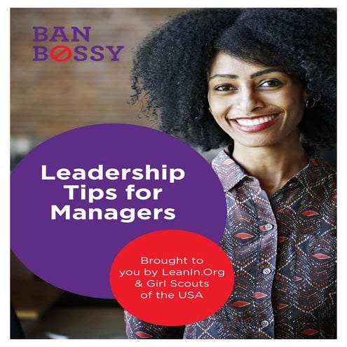 BanBossy -  Leadership tips for managers