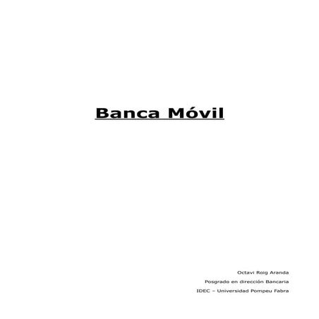 Banca movil
