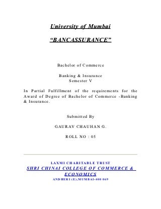Bancassurance