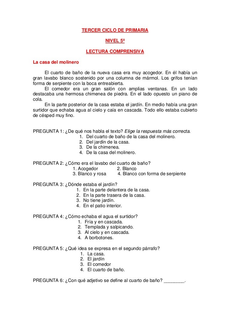 Banco de-lecturas-tercer-ciclo-primaria