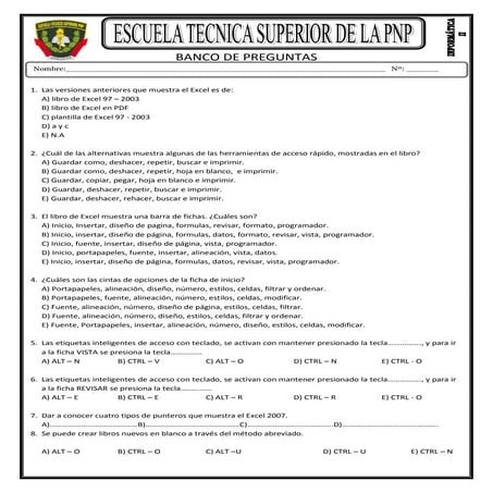 Banco de preguntas INFORMATICA i