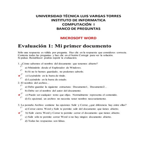 Banco de preguntas de computacion i   microsoft word-ene-marz-2014