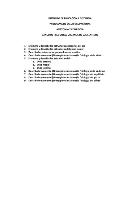 Banco de preguntas organos de los s...