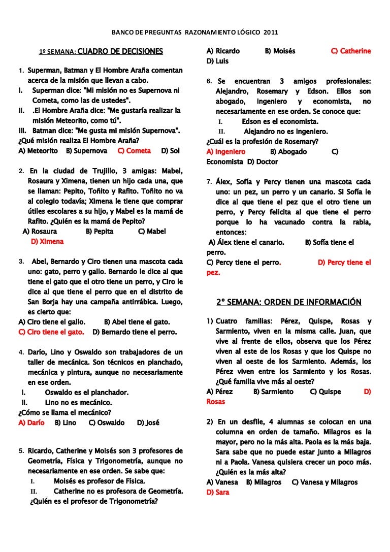 preguntas de logica matematica para universitarios banco de preguntas razonamiento l 243 gico 2011 preguntas de logica matematica para universitarios banco de preguntas razonamiento l 243 gico 2011
