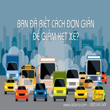 Bạn đã biết cách đơn giản để giảm kẹt xe?