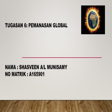 Pemanasan Global pembangunan mapan | PPTX