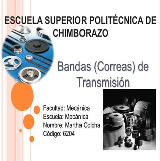 BANDAS DE TRANSMISIÓN