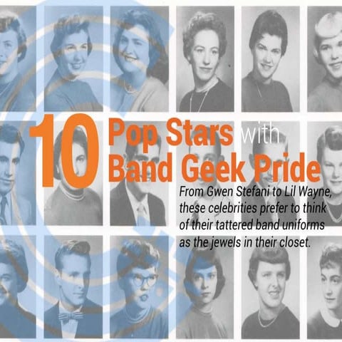 10 Pop Stars with Band Geek Pride