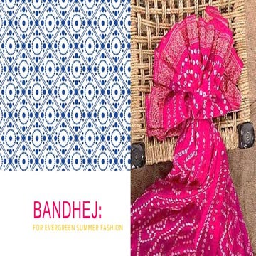 Bandhej - A collection Inspired from Rajasthan | PPTX