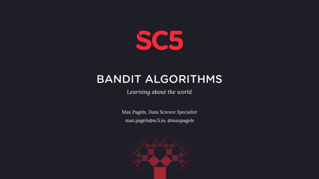 Bandit Algorithms