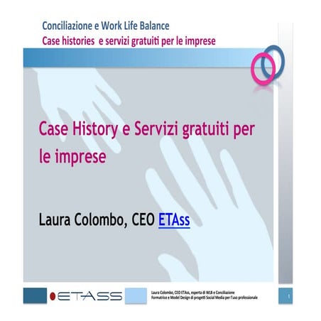 Bando Flessibilità PMI 2013 Regione Lombardia WLB Conciliazione Case History Finanziamenti ETAss