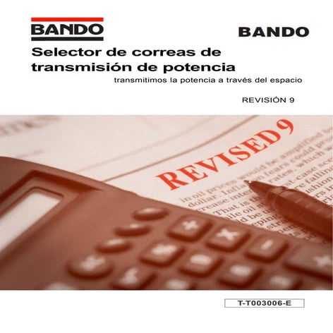 Catálogo BANDO en castellano