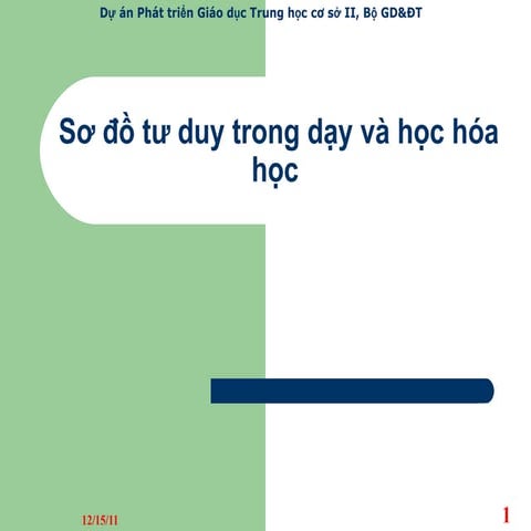 Ban do tu duy mon hoa hoc