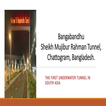 Bangabandhu Sheikh Mujibur Rahman Tunnel