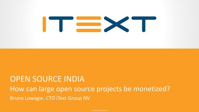 How Can Large Open Source Projects Be Monetized Pptx How Can Large Open Source Projects Be Monetized Pptx