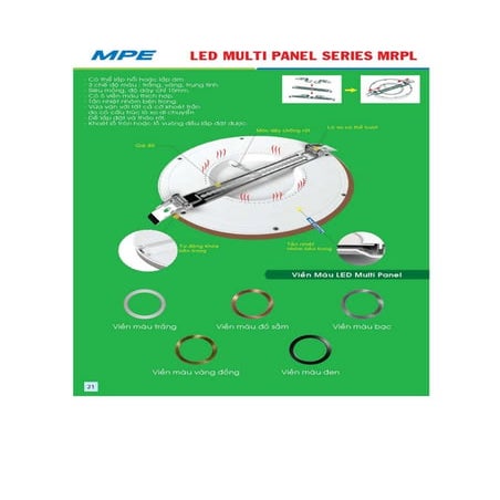 Bảng giá đèn ốp trần MPE 