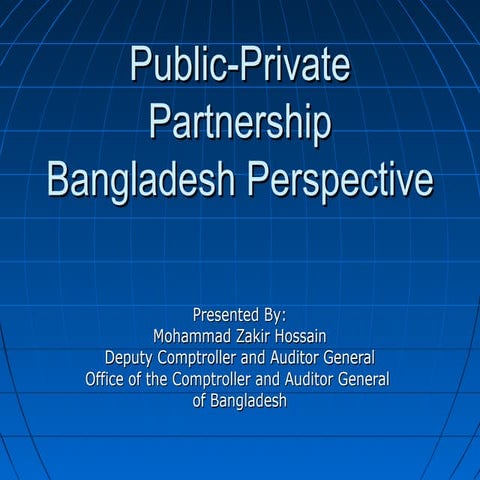 Public Private Partnership in Agriculture | PPT