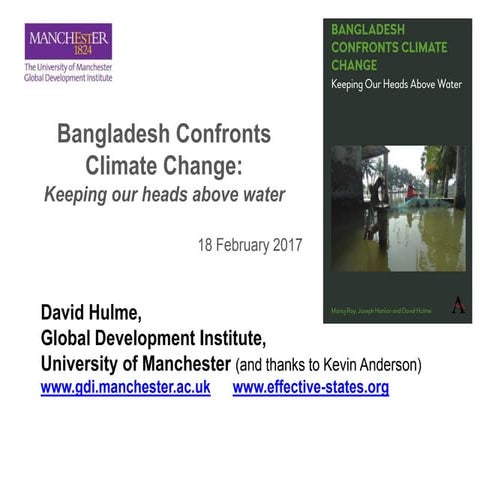 Bangladesh Confronts Climate Change