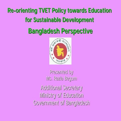 Bangladesh country presentation