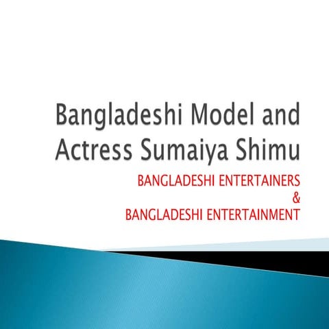 Bangladeshi model and actress sumaiya shimu
