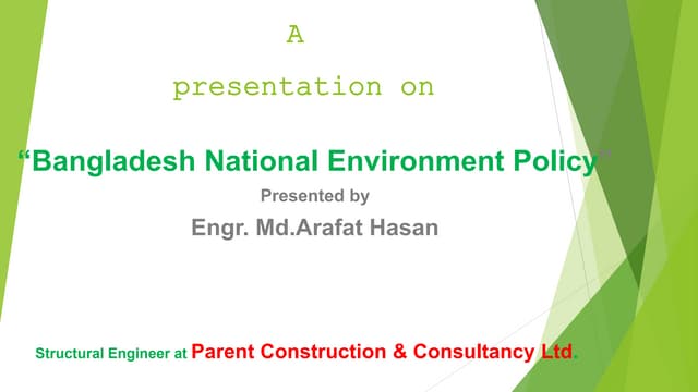 Bangladesh national environment policy